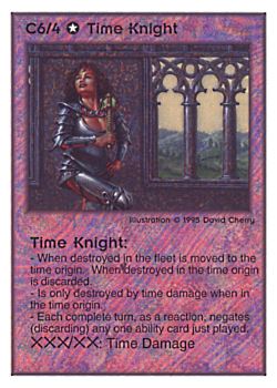          C6/4 ‑ Time Knight  Set: TG  Rarity: V1    Artist: David A. Cherry    