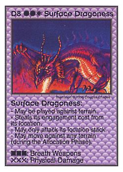           D8 ‑ Surface Dragoness  Set: Pir  Rarity: V1    Artist: Douglas Chaffee    