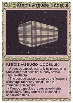           E1 ‑ Krebiz Pseudo Capsule  Set: BE  Rarity: U2    Artist: Gary A. Kalin    