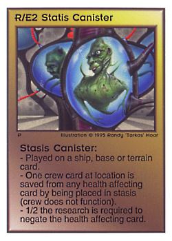           R/E2 ‑ Stasis Canister  Set: TG  Rarity: U1    Artist: Randy 'Tarkas' Hoar    