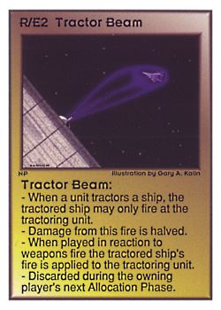           R/E2 ‑ Tractor Beam  Set: UE  Rarity: R1    Artist: Gary A. Kalin    