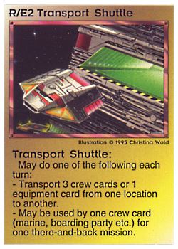           R/E2 ‑ Transport Shuttle  Set: NE  Rarity: C1    Artist: Christina Wald    