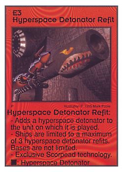           E3 ‑ Hyperspace Detonator Refit  Set: AT  Rarity: R1    Artist: Michael Kelner*    