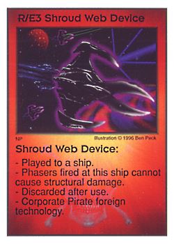           R/E3 ‑ Shroud Web Device  Set: Pir  Rarity: U1    Artist: Ben Peck    