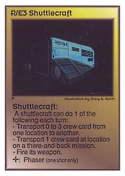           R/E3 ‑ Shuttlecraft (Right)  Set: UE  Rarity: C1    Artist: Gary A. Kalin    