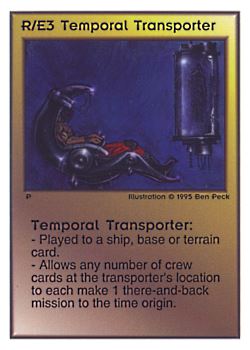           R/E3 ‑ Temporal Transporter  Set: TG  Rarity: U1    Artist: Ben Peck    