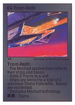           E4 ‑ Tram Refit  Set: UE  Rarity: U1    Artist: Douglas Chaffee    