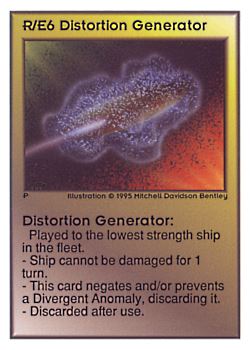           R/E6 ‑ Distortion Generator  Set: UE  Rarity: U1    Artist: Mitchell Davidson Bentley    