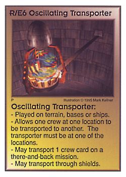           R/E6 ‑ Oscillating Transporter  Set: AT  Rarity: R1    Artist: Michael Kelner*    