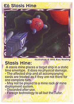           E6 ‑ Stasis Mine  Set: NE  Rarity: R1    Artist: Alec Keating    