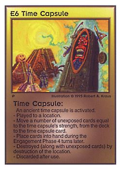           E6 ‑ Time Capsule  Set: TG  Rarity: V1    Artist: Robert A. Kraus    