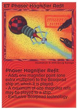           E7 ‑ Phaser Magnifier Refit  Set: NE  Rarity: V1    Artist: Doug Savage    