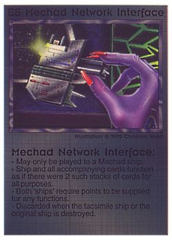           E8 ‑ Mechad Network Interface  Set: NE  Rarity: V1    Artist: Christina Wald    