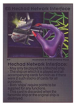           E8 ‑ Mechad Network Interface  Set: UE  Rarity: V1    Artist: Christina Wald    