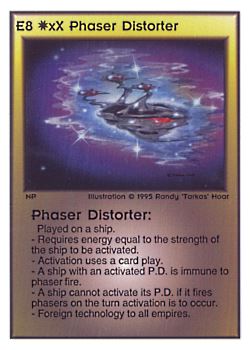           E8 ‑ Phaser Distorter  Set: TG  Rarity: V1    Artist: Randy 'Tarkas' Hoar    