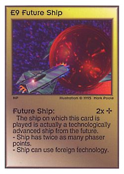           E9 ‑ Future Ship  Set: TG  Rarity: V1    Artist: Mark Poole    