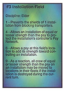           F3 ‑ Installation Field  Set: Per  Rarity: U1    Artist: N/A    