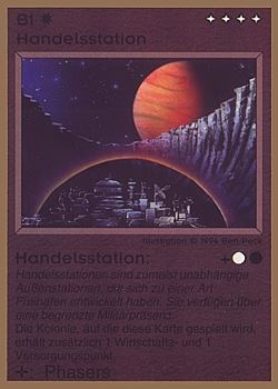           B1 ‑ Commercial Outpost (Handelsstation)  Set: GGB  Rarity: C1    Artist: Ben Peck    