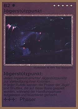           B2 ‑ Fighter Garrison (Jägerstützpunkt)  Set: GGB  Rarity: C2    Artist: Ted Beargeon    