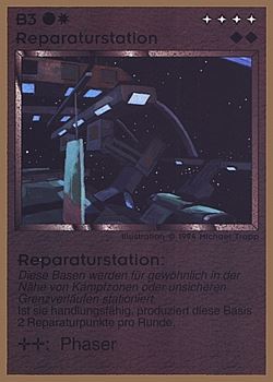           B3 ‑ Repair Station (Reparaturstation)  Set: GGB  Rarity: C1    Artist: Michael Trapp    