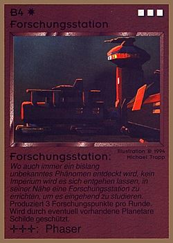           B4 ‑ Research Base (Forschungsstation)  Set: GGB  Rarity: U1    Artist: Michael Trapp    
