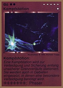           B6 ‑ Battlestation (Kampfstation)  Set: GGB  Rarity: R1    Artist: Michael Trapp    