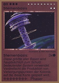           B9 ‑ Starbase (Sternenbasis)  Set: GGB  Rarity: R1    Artist: Mark Poole    