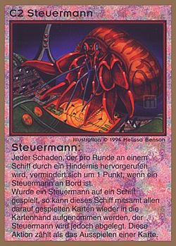           C2 ‑ Helmsman (Steuermann)  Set: GGB  Rarity: C1    Artist: Melissa A. Benson    