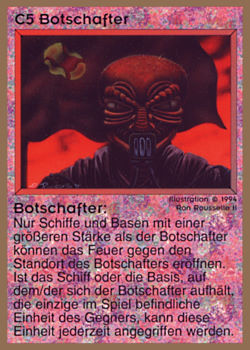           C5 ‑ Ambassador (Botschafter)  Set: GGB  Rarity: R1    Artist: Ron Rousselle II    