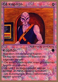           C6 ‑ Captain (Kapitän)  Set: GGB  Rarity: U1    Artist: Leslie Rigley    