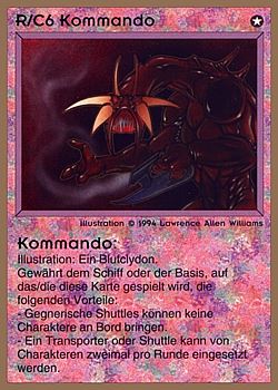           R/C6 ‑ Commando (Kommando)  Set: GGB  Rarity: R1    Artist: Lawrence Allen Williams    