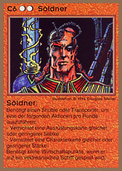           C6 ‑ Mercenary (Söldner)  Set: GGB  Rarity: R1    Artist: Robert A. Kraus    