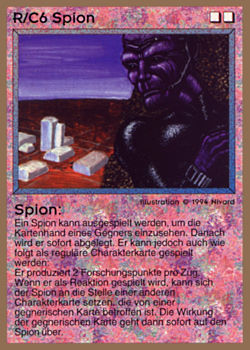           R/C6 ‑ Spy (Spion)  Set: GGB  Rarity: R1    Artist: Nivard    