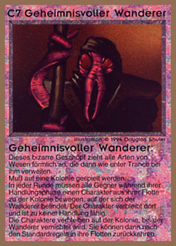          C7 ‑ Mystic Wanderer (Geheimnisvoller Wanderer)  Set: GGB  Rarity: R1    Artist: Douglas Shuler    