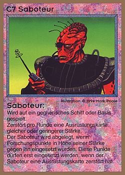           C7 ‑ Saboteur  Set: GGB  Rarity: R1    Artist: Mark Poole    