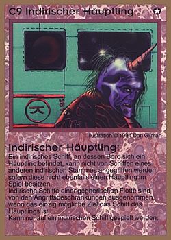           C9 ‑ Indirigan Chieftain (Indirischer Häuptling)  Set: GGB  Rarity: R1    Artist: Dan Gillman    