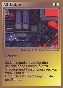           A2 ‑ Laboratory (Labor)  Set: GGB  Rarity: C2    Artist: Cline A. Siegenthaler    