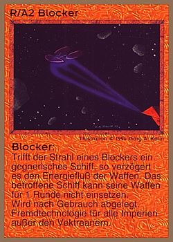           R/A2 ‑ Repulsion Beam (Blocker)  Set: GGB  Rarity: U1    Artist: Gary A. Kalin    