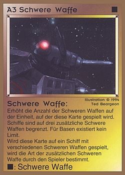           A3 ‑ Heavy Weapon Refit (Schwere Waffe)  Set: GGB  Rarity: C2    Artist: Ted Beargeon    