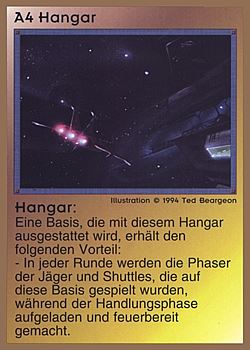           A4 ‑ Hangar Bay (Hangar)  Set: GGB  Rarity: U1    Artist: Ted Beargeon    