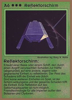           A6 ‑ Deflection/Transfer Device (Reflektorschirm)  Set: GGB  Rarity: R1    Artist: Gary A. Kalin    