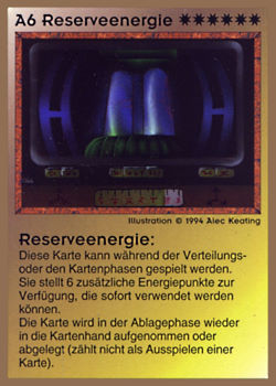           A6 ‑ Reserve Power (Reserveenergie)  Set: GGB  Rarity: R1    Artist: Alec Keating    