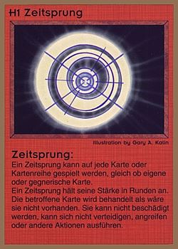           H1 ‑ Time Warp (Zeitsprung)  Set: GGB  Rarity: U1    Artist: Gary A. Kalin    