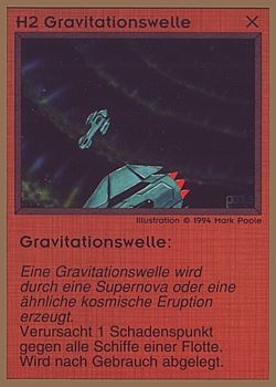           H2 ‑ Gravity Wave (Gravitationswelle)  Set: GGB  Rarity: C1    Artist: Mark Poole    