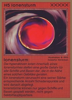           H5 ‑ Ion Storm (Ionensturm)  Set: GGB  Rarity: U1    Artist: Josepha Haveman    