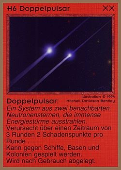           H6 ‑ Crab Pulsar (Doppelpulsar)  Set: GGB  Rarity: U1    Artist: Mitchell Davidson Bentley    