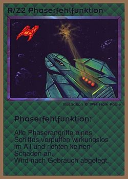           R/Z2 ‑ Phaser Malfunction (Phaserfehlfunktion)  Set: GGB  Rarity: U1    Artist: Mark Poole    