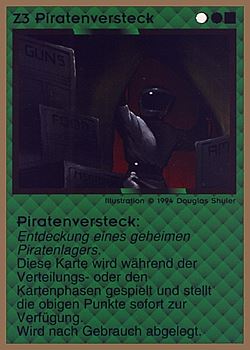           Z3 ‑ Pirate's Cache (Piratenversteck)  Set: GGB  Rarity: C1    Artist: Douglas Shuler    