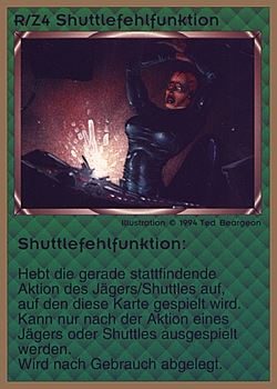           R/Z4 ‑ Shuttle Malfunction (Shuttlefehlfunktion)  Set: GGB  Rarity: C2    Artist: Ted Beargeon    