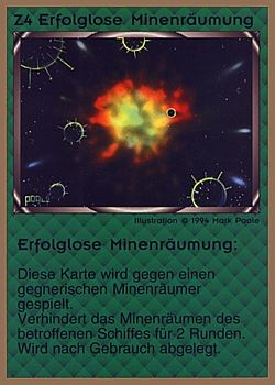          Z4 ‑ Unsuccessful Minesweeping (Erfolglose Minenräumung)  Set: GGB  Rarity: C1    Artist: Mark Poole    